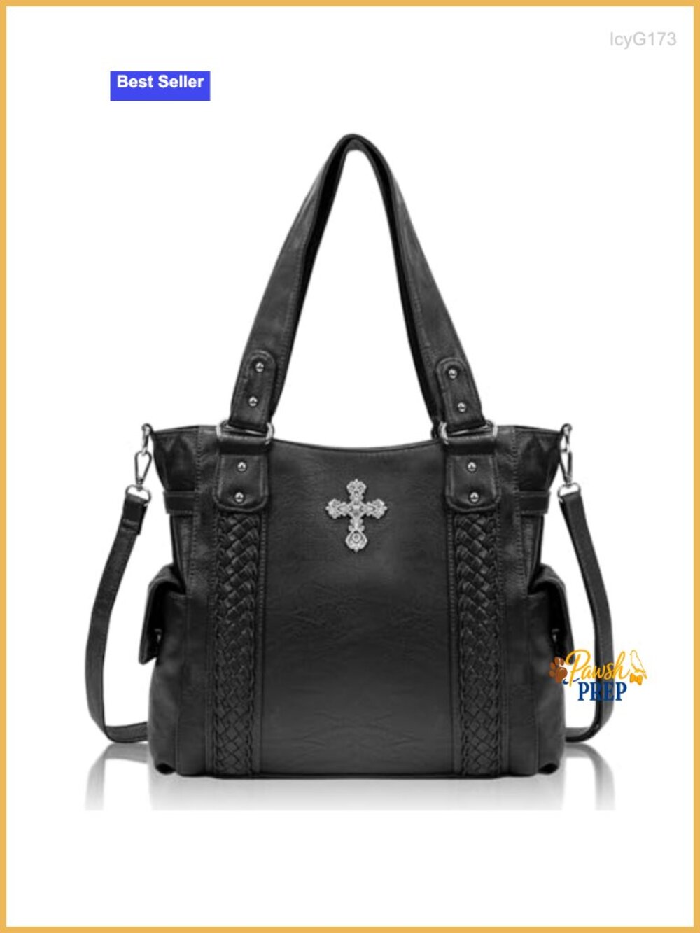 Women's Western Tote Handbag Large Hobo with Adjustable Crossbody Strap